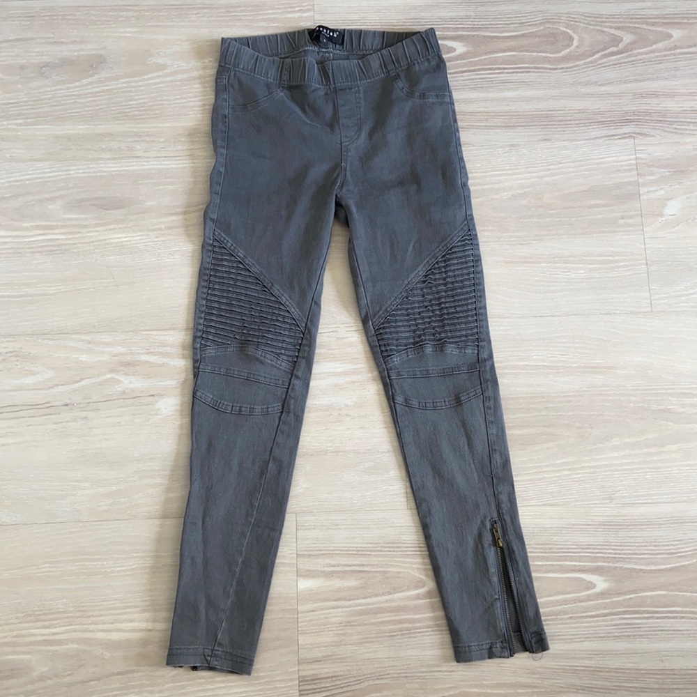 Beulah Ankle Zip Moto Stretch Pant